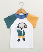 Unisex Rollin' Zuzu Groove T-shirt - Streetwear - White