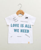 Little Love Manifesto T-shirt - Streetwear - White