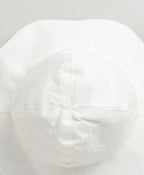 Soft White Baby Sun Hat - White