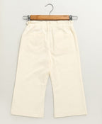 Doodle Dreamer Cotton Twill Trousers - Streetwear - Beige