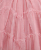 Pink Tulle Tiered Princess Dress - Pink