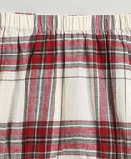Classic Plaid Ruffle Sleeve Top and Shorts Co-ord Set - White &  Red