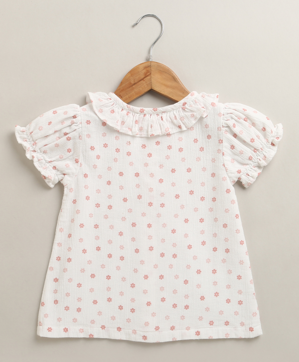 Sugar Blossom Organic Cotton Co-ord Set – White