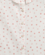 Sugar Blossom Organic Cotton Co-ord Set – White