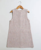 Dusty Pink Sleeveless A-line Dress - Dusty Pink