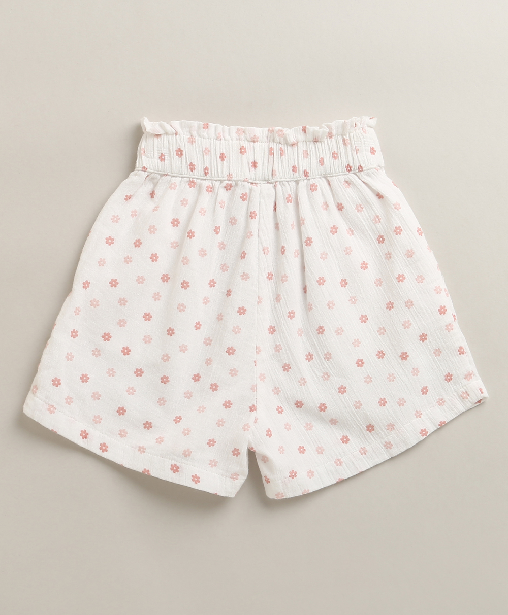 Sugar Blossom Organic Cotton Co-ord Set – White
