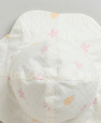 Cloud Petals Sun Hat - White