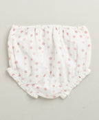 Cherry Petal Co-ord Set With A Hat - White