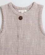 Dusty Pink Sleeveless A-line Dress - Dusty Pink