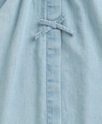 Azure Daydream Denim Blouse - Blue