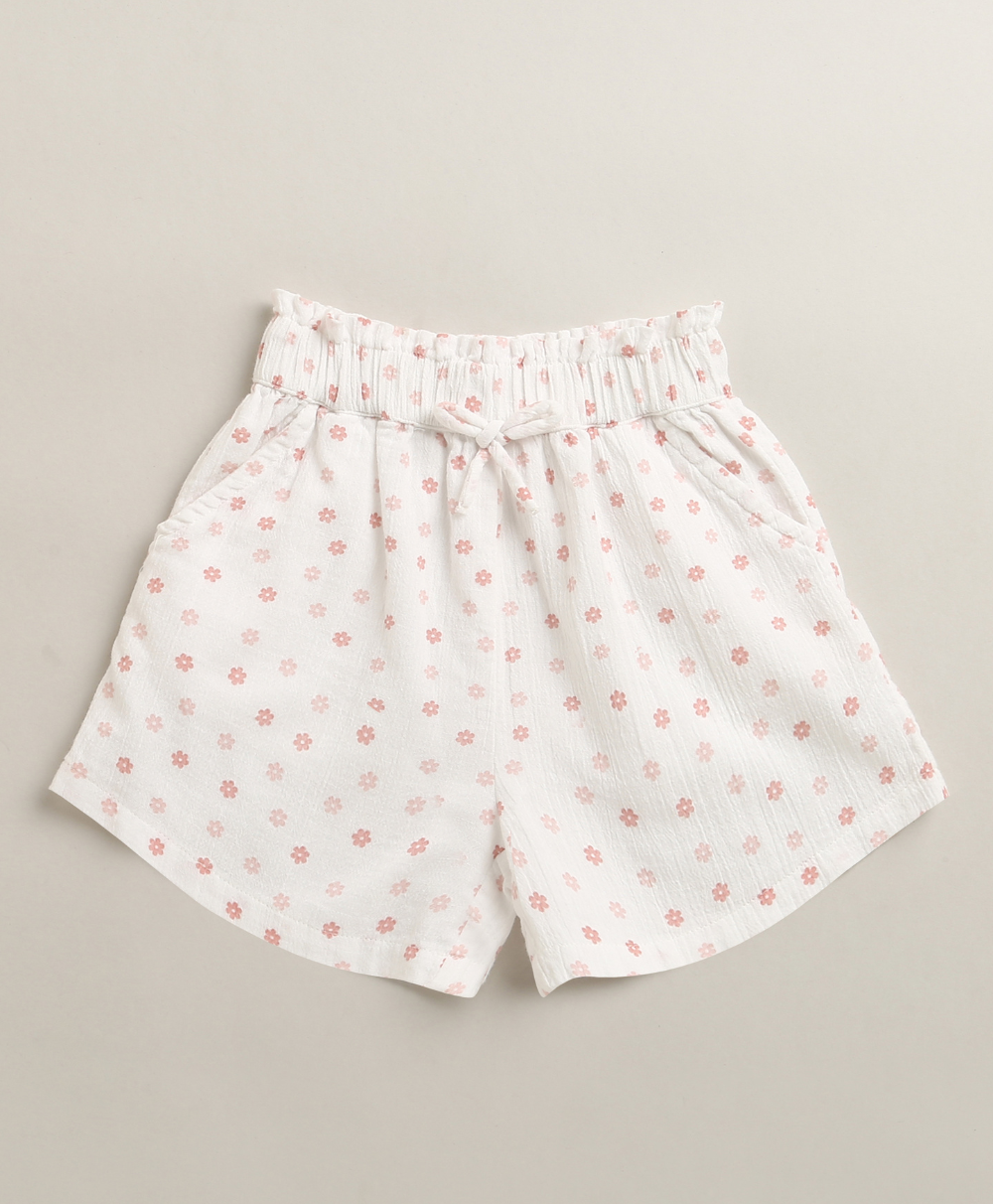 Sugar Blossom Organic Cotton Co-ord Set – White