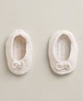 Crochet Baby Boots – White (0–12 Months)