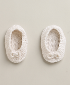 Crochet Baby Boots – White (0–12 Months)
