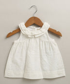 Meadow Mist Organic Cotton Floral Set – White