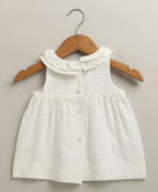 Meadow Mist Organic Cotton Floral Set – White