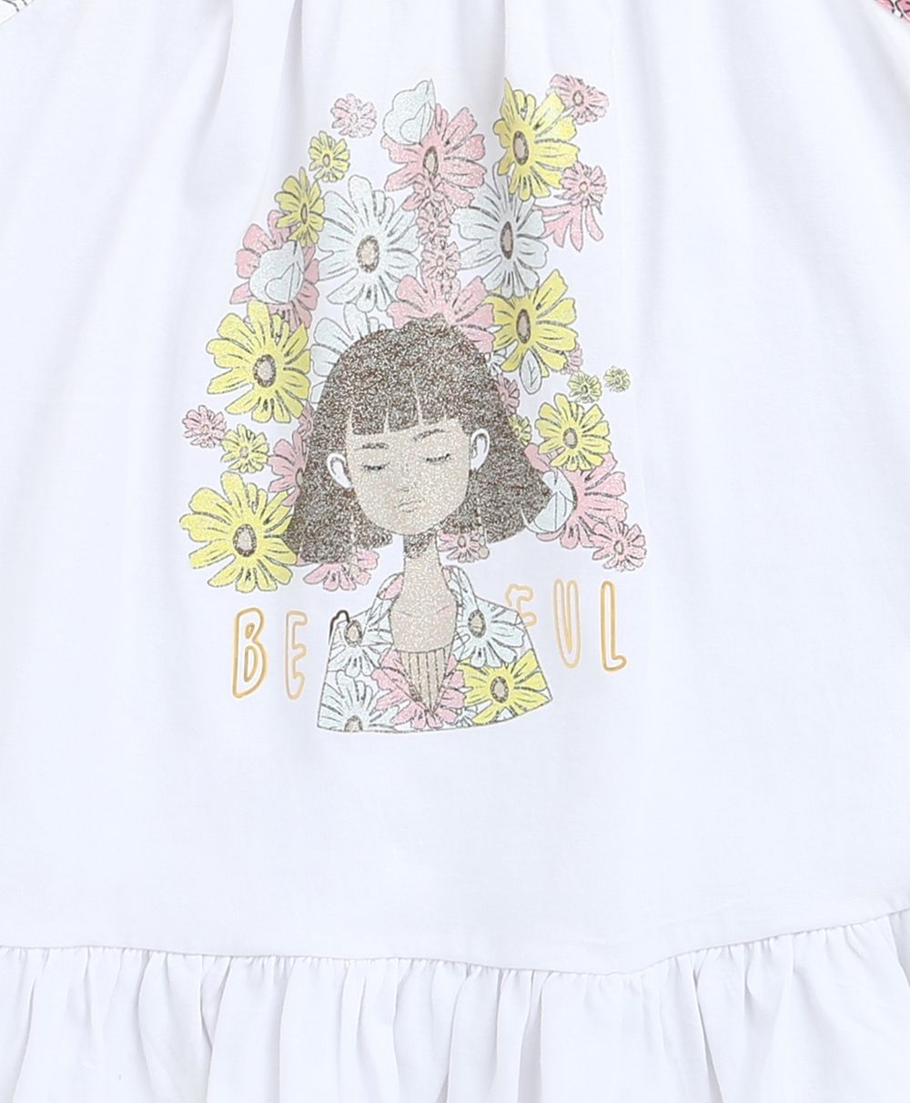 Floral Print Co-ord Set - White & Multicoloured
