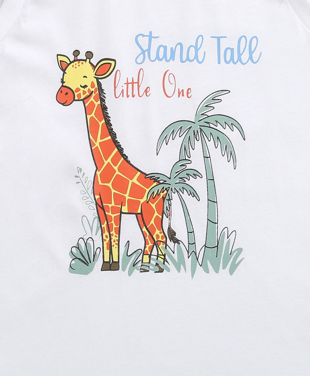 Stand Tall Cotton Jersey Tank Top - White