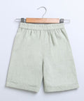 Cotton Slub Shorts - Green