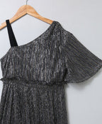 Off-shoulder Dress - Black