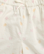 Buttercream Bloom Top & Shorts Co-ord Set – White
