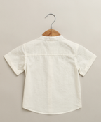 Little Gentleman Suspender Co-ord Set - White & Beige