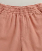 Baby Boys Tropical Bloom Cotton Co-ord Set - Orange & Peach