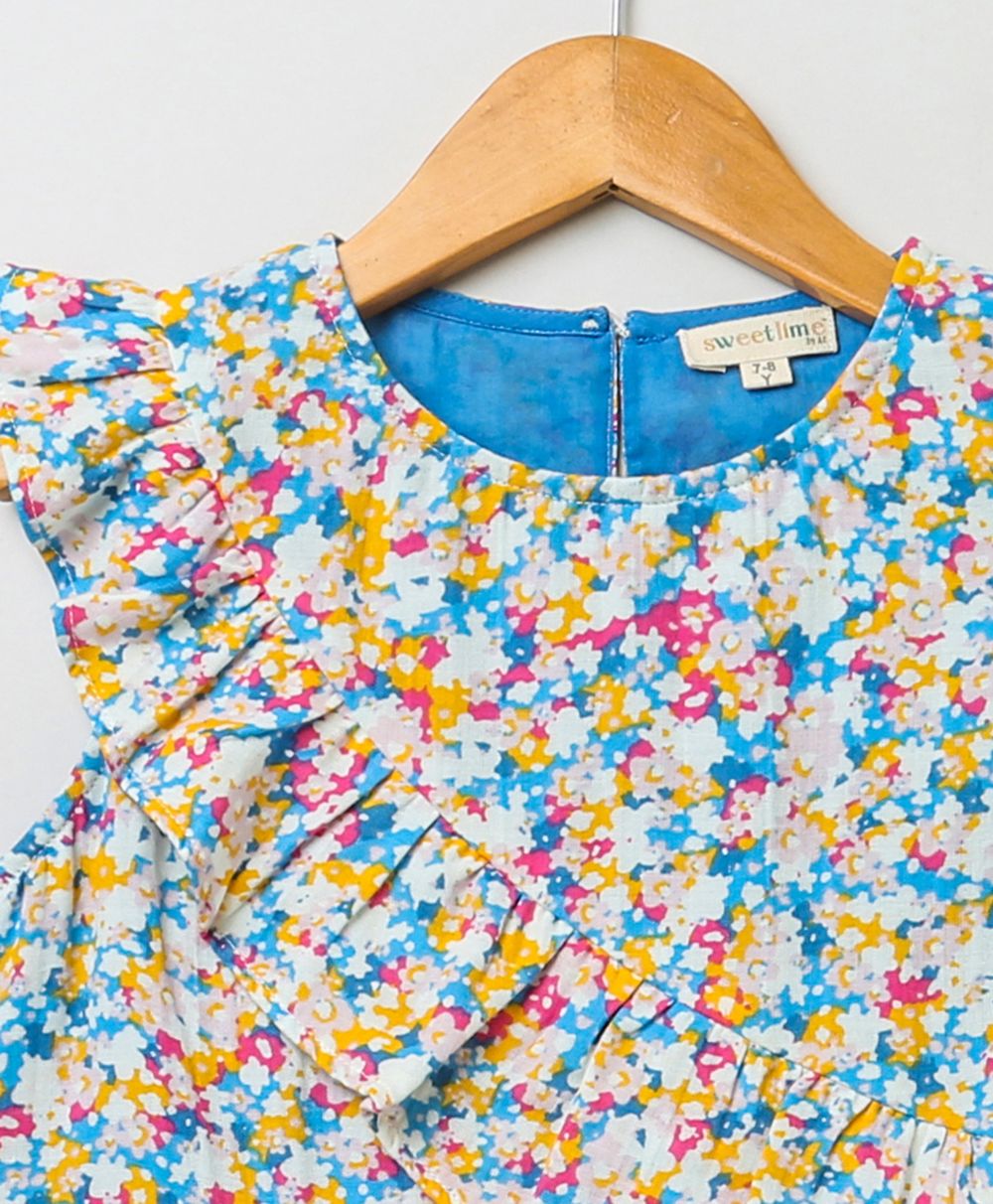 Floral Printed Dress - Multicoloured