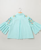 Stylish Cotton Shirt -Mint Green