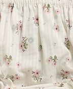 Sweet Meadow Organic Cotton Bloom Set – White