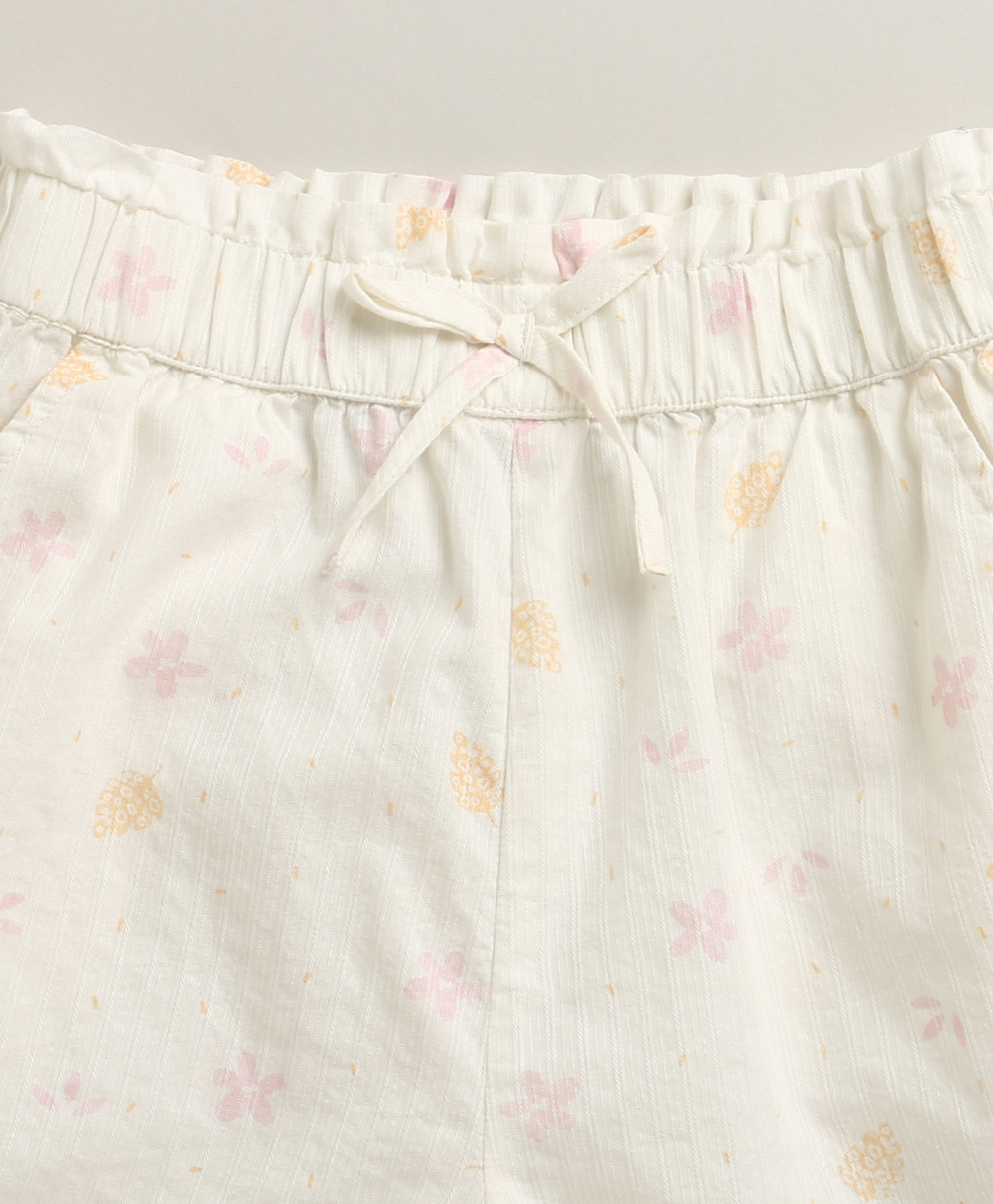 Buttercream Bloom Top & Shorts Co-ord Set – White
