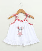 Koala Print Co-ord Set - White & Red