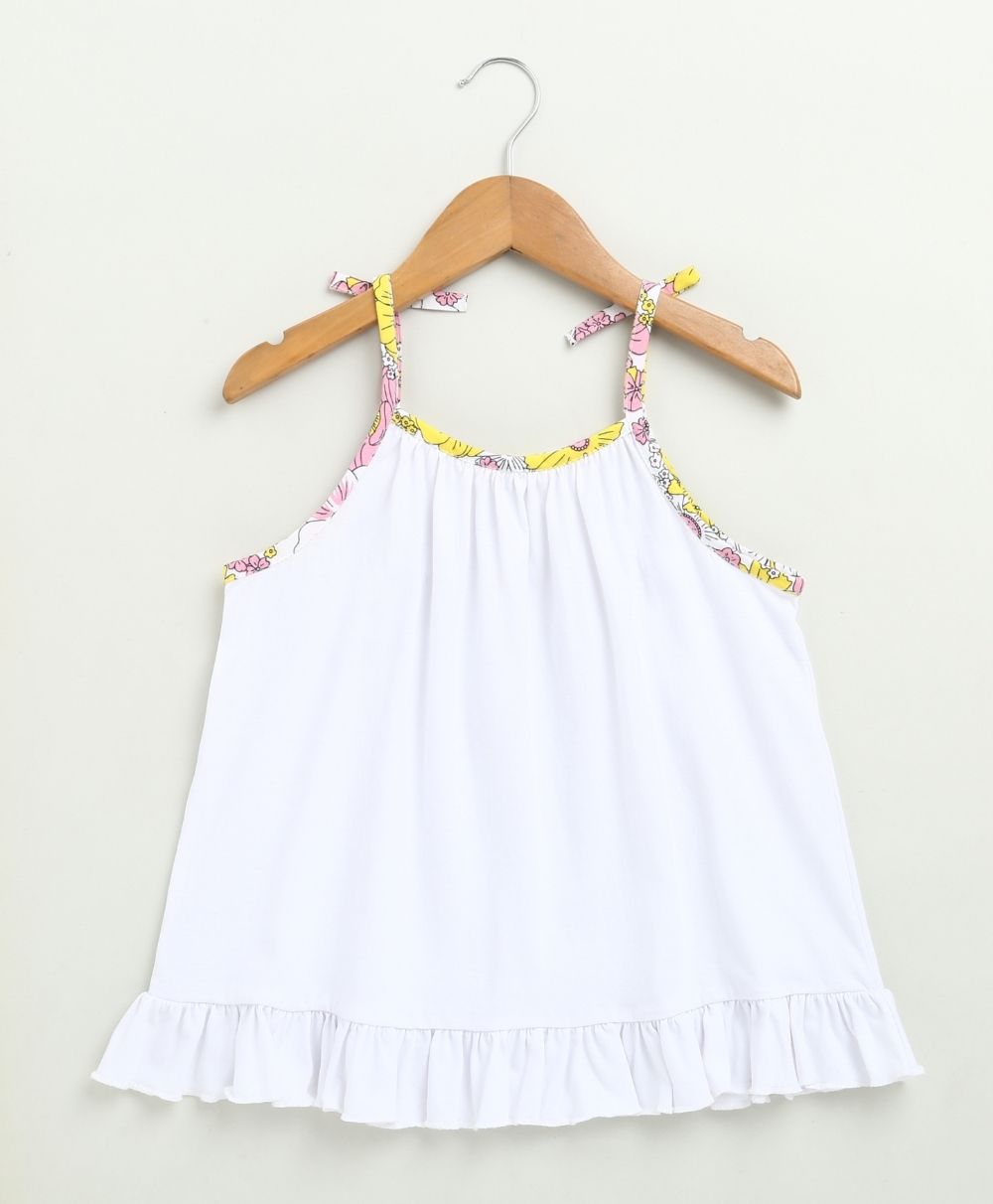 Floral Print Co-ord Set - White & Multicoloured