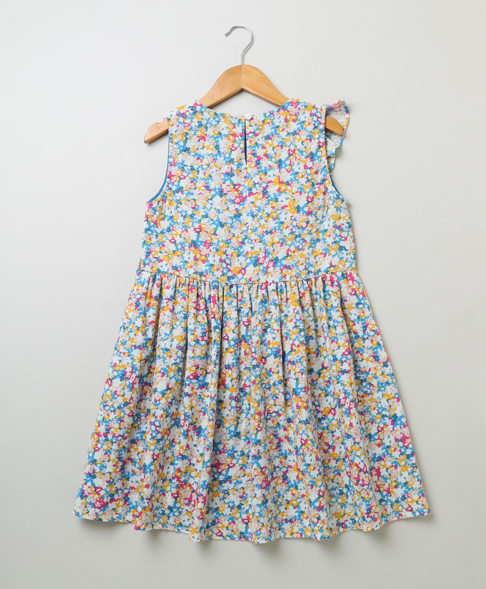 Floral Printed Dress - Multicoloured
