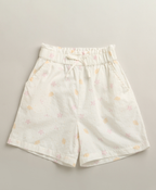 Buttercream Bloom Top & Shorts Co-ord Set – White