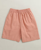 Baby Boys Tropical Bloom Cotton Co-ord Set - Orange & Peach