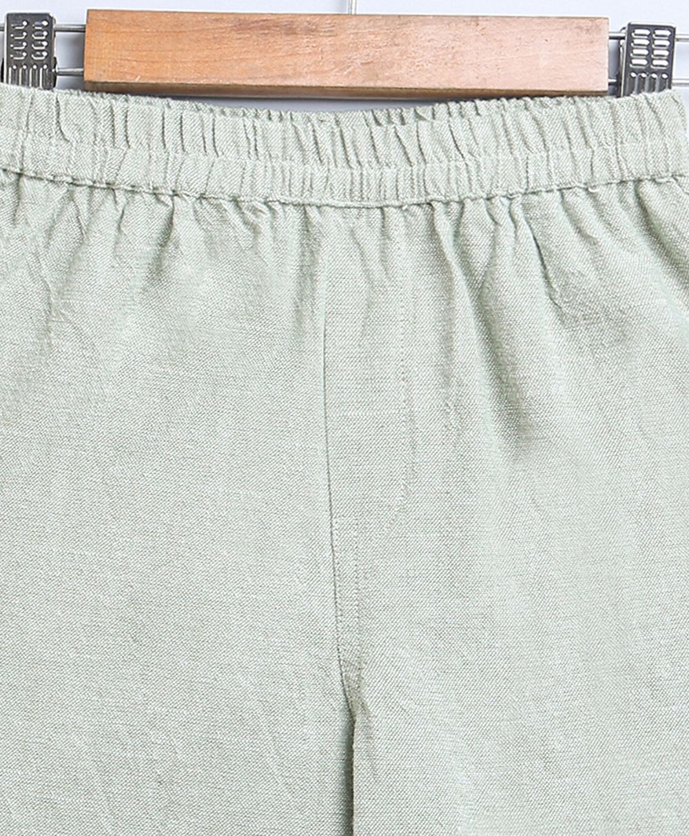 Cotton Slub Shorts - Green