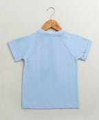 Unisex Jungle Explorer Cotton Jersey T-shirt - Blue