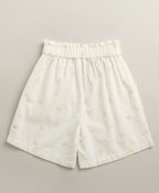 Buttercream Bloom Top & Shorts Co-ord Set – White
