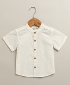 Little Gentleman Suspender Co-ord Set - White & Beige