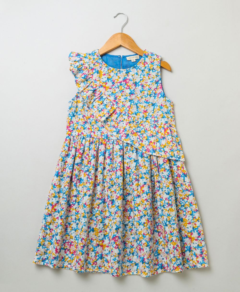 Floral Printed Dress - Multicoloured