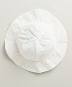 Daisy Breeze Organic Cotton Co-ord Set With a Hat - White