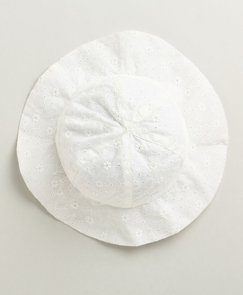 Daisy Breeze Organic Cotton Co-ord Set With a Hat - White
