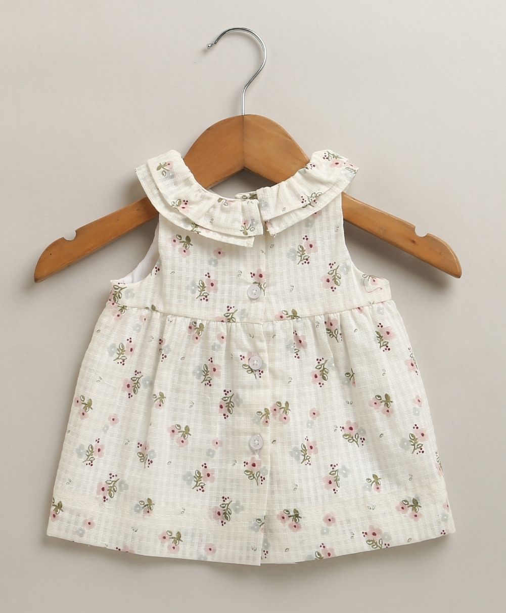 Sweet Meadow Organic Cotton Bloom Set – White