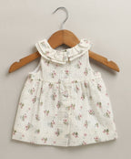 Sweet Meadow Organic Cotton Bloom Set – White