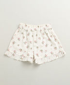 Blossom Whisper Ruffle Co-ord Set - White