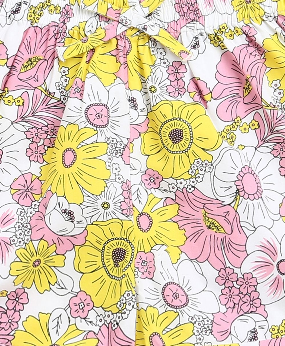 Floral Print Co-ord Set - White & Multicoloured