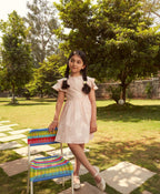 Cotton Party Dress - Baby Pink