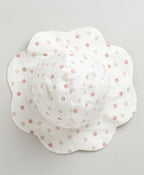 Happy Petals Sun Hat - White