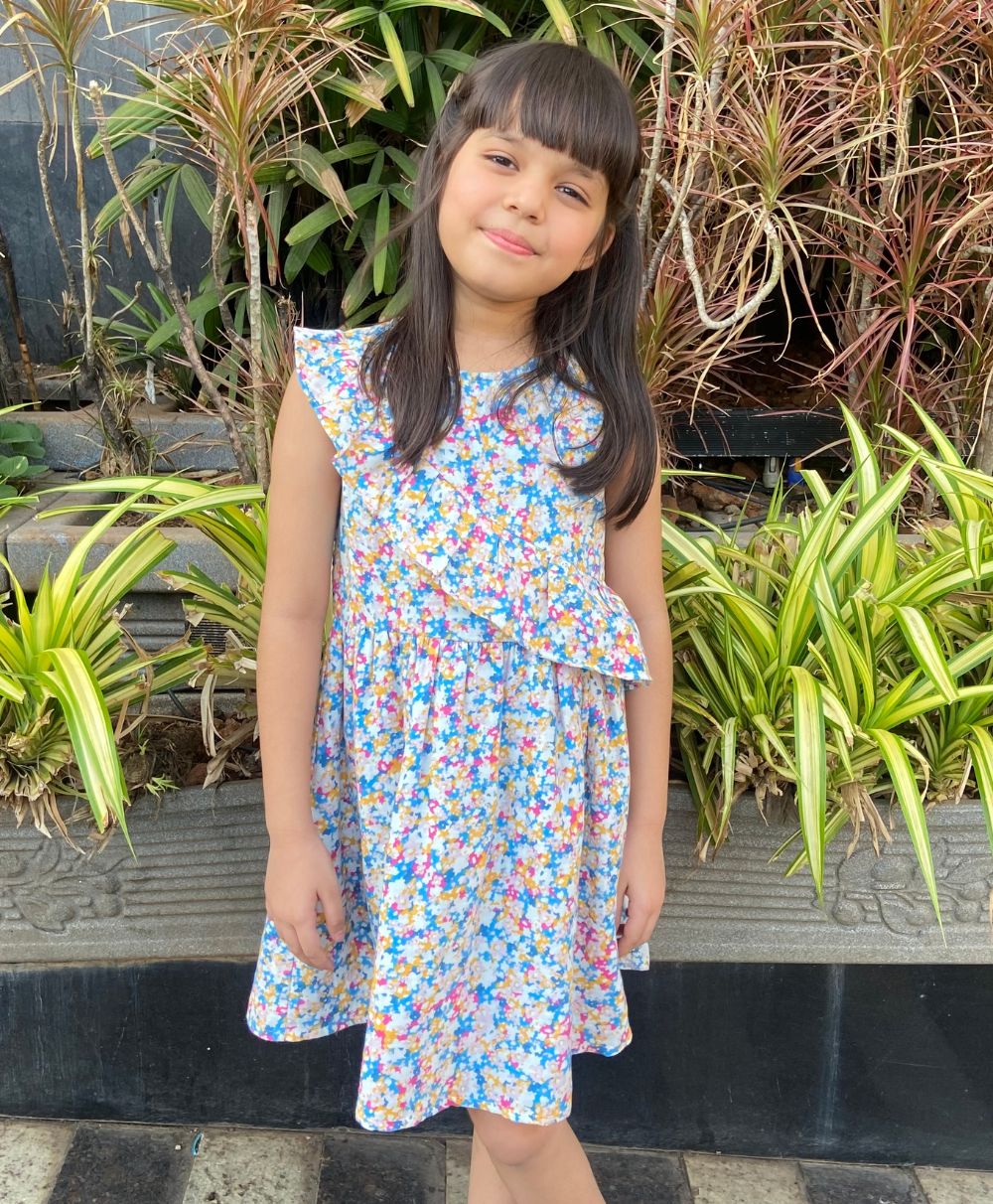 Floral Printed Dress - Multicoloured