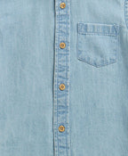 Baby Boys'  Denim and Beige Set - Blue & Beige